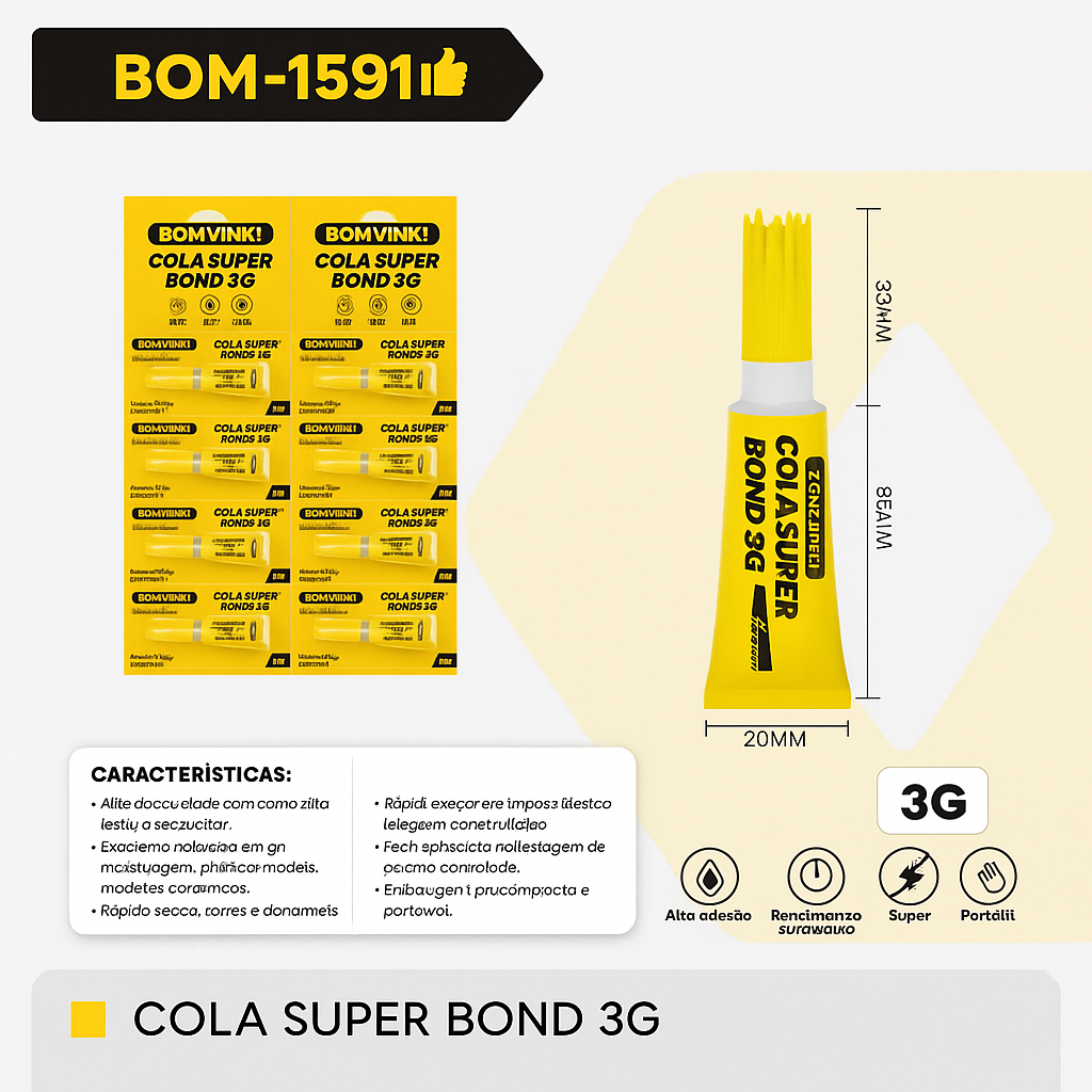 COLA SUPER BOND 3G BOMVINK
