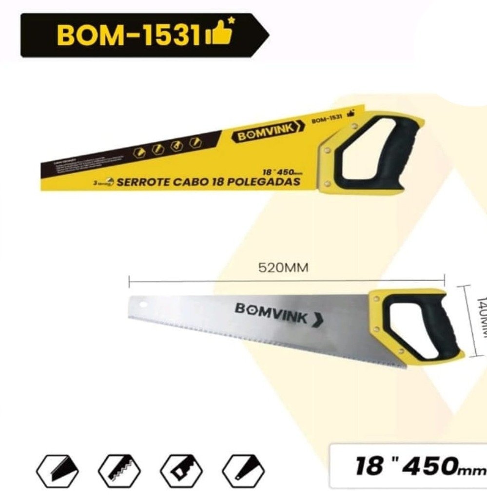 SERROTE CABO 18 POLEGADAS BOMVINK