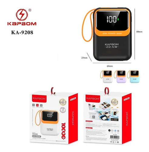 POWER BANK YURBO 10.000 mAh KAPBOM