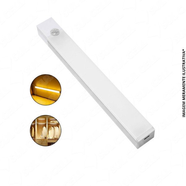 LUMINÁRIA AUTOMÁTICA COM SENSOR DE PRESENÇA 30CM KAPBOM