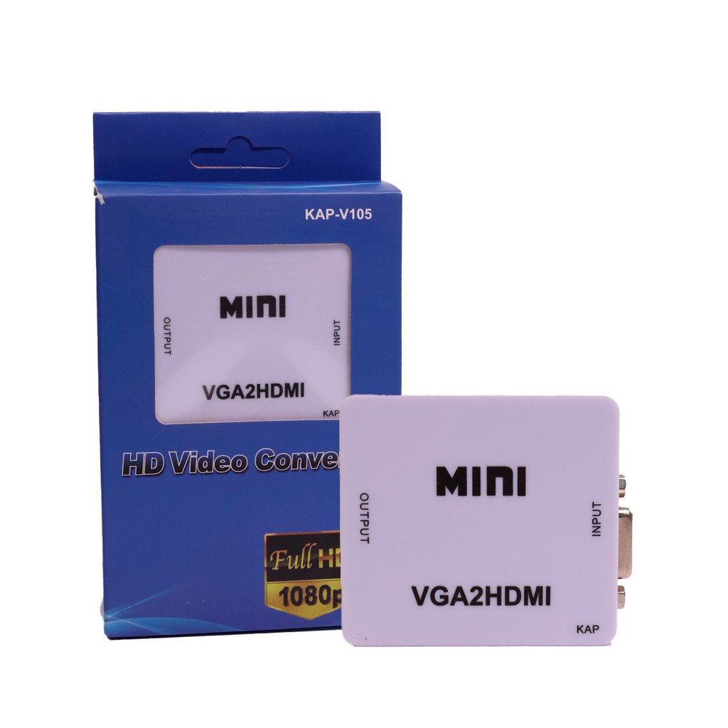 MINI CONVERSOR HD VÍDEO VGA2HDMI KAPBOM