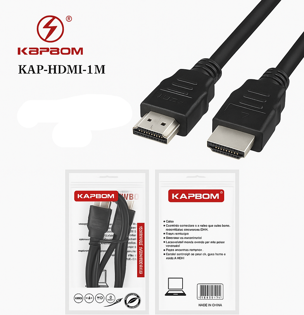 CABO HDMI 1M KAPBOM