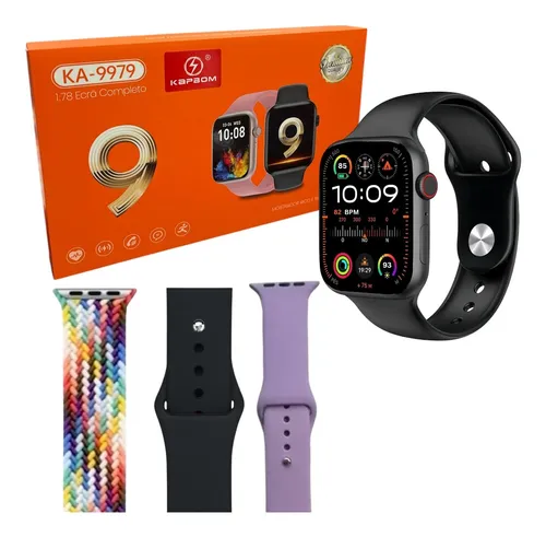 SMARTWATCH 43MM 3 PULSEIRAS KAPBOM