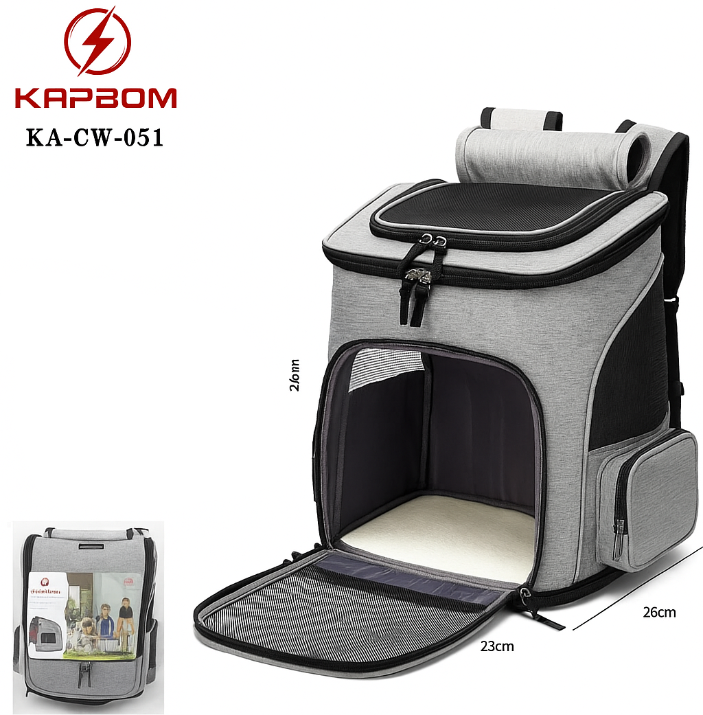 BOLSA DE TRANSPORTE PARA PET ATÉ 7,5KG KAPBOM