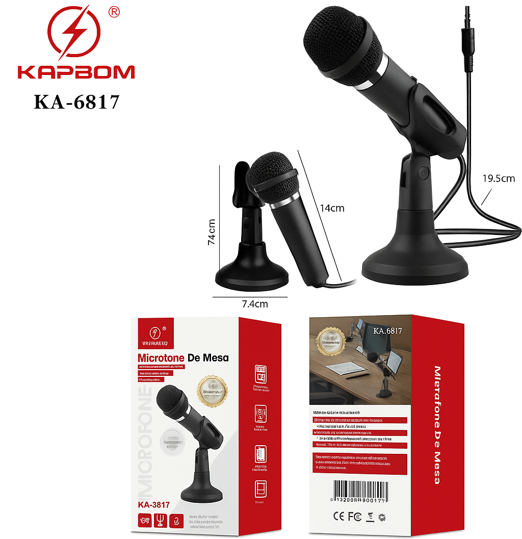 MICROFONE DE MESA KAPBOM