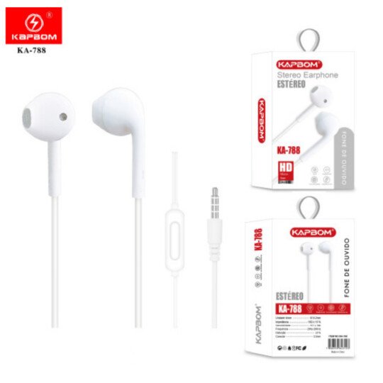 FONE DE OUVIDO KAPBOM