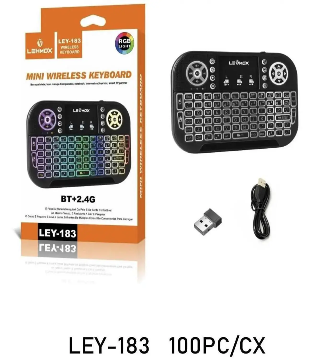 MINI TECLADO WIRELESS KEYBOARD LEHMOX
