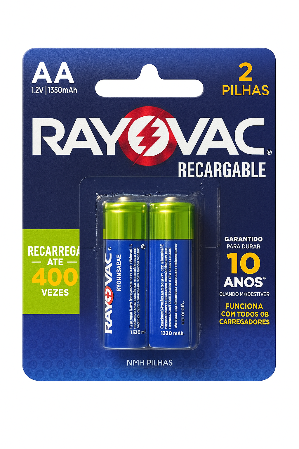 PILHA RECARREGÁVEL AA RAYOVAC