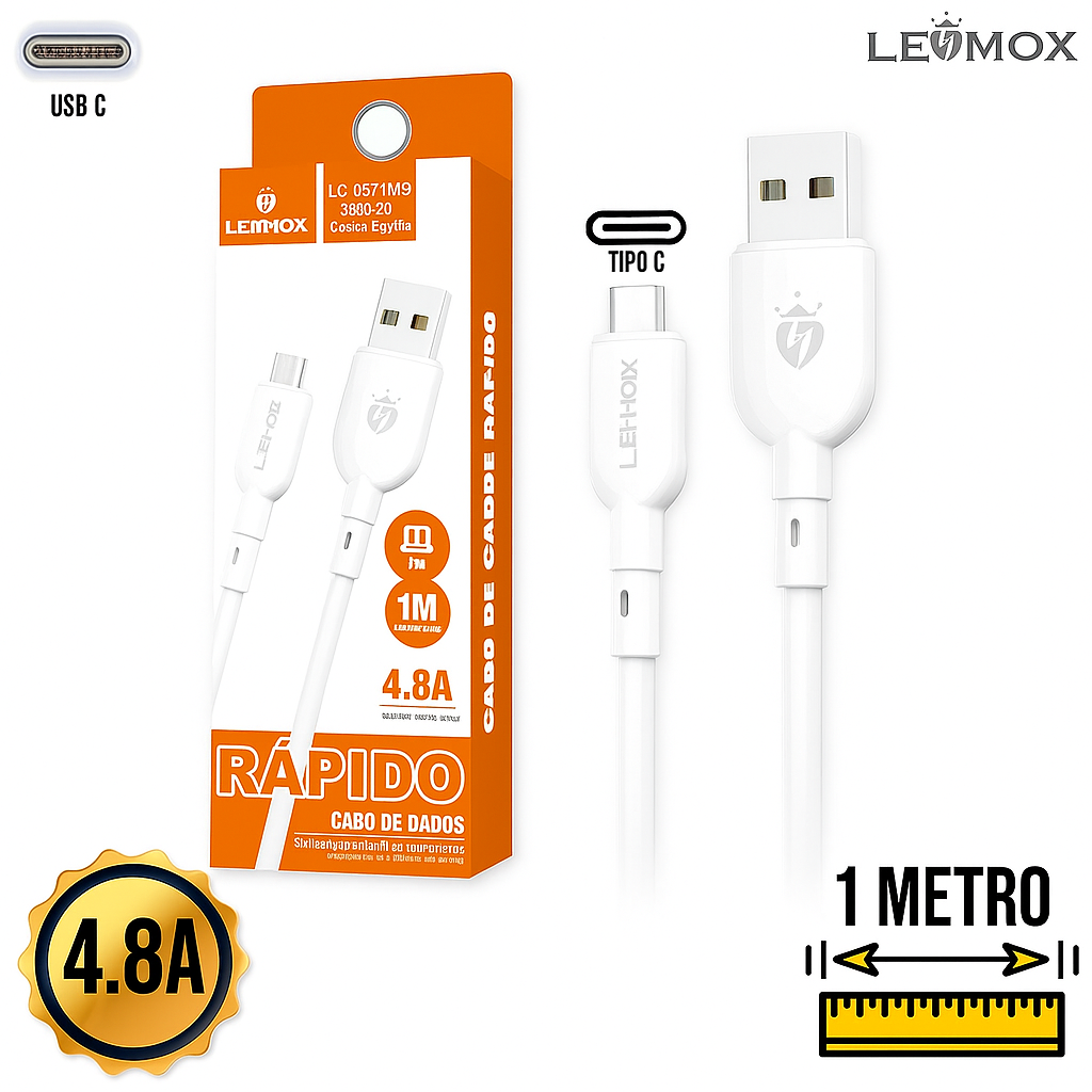 CABO USB TIPO C LEHMOX