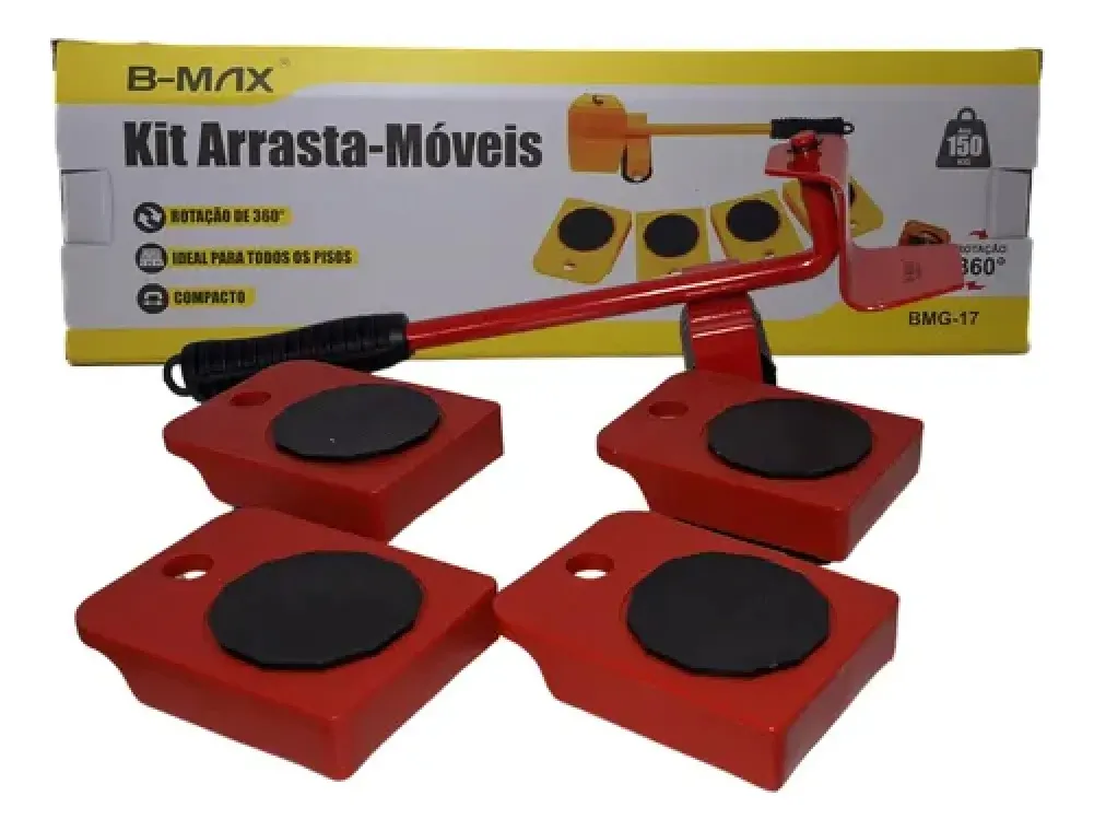 KIT ARRASTA MÓVEIS B-MAX