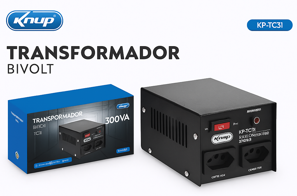 TRANFORMADOR BIVOLT 300VA KNUP