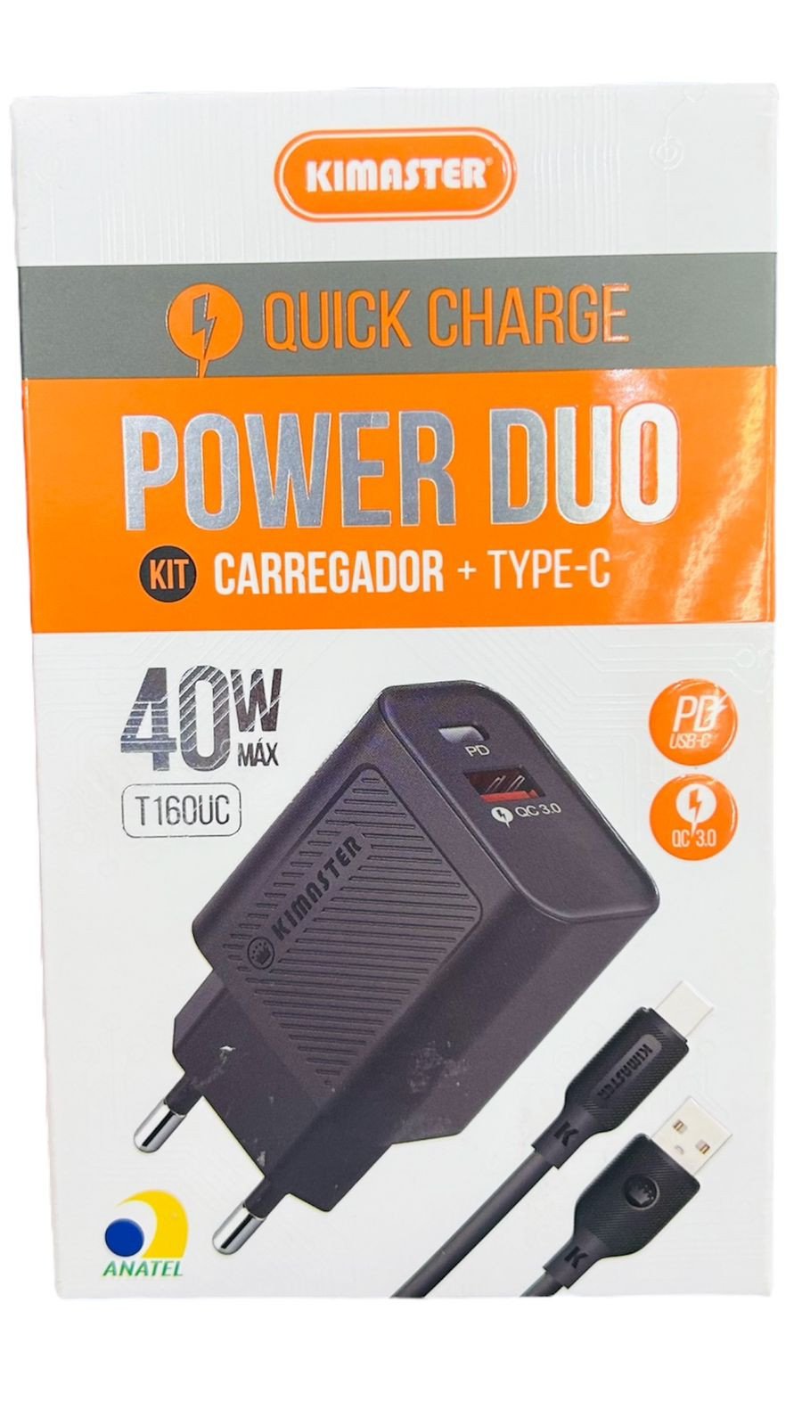 CARREGADOR 40W TIPO C KIMASTER