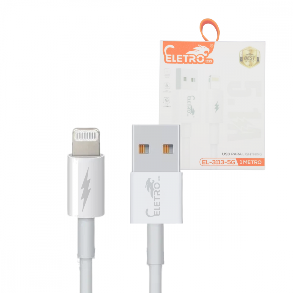 CABO USB LIGHTNING ELETRO 