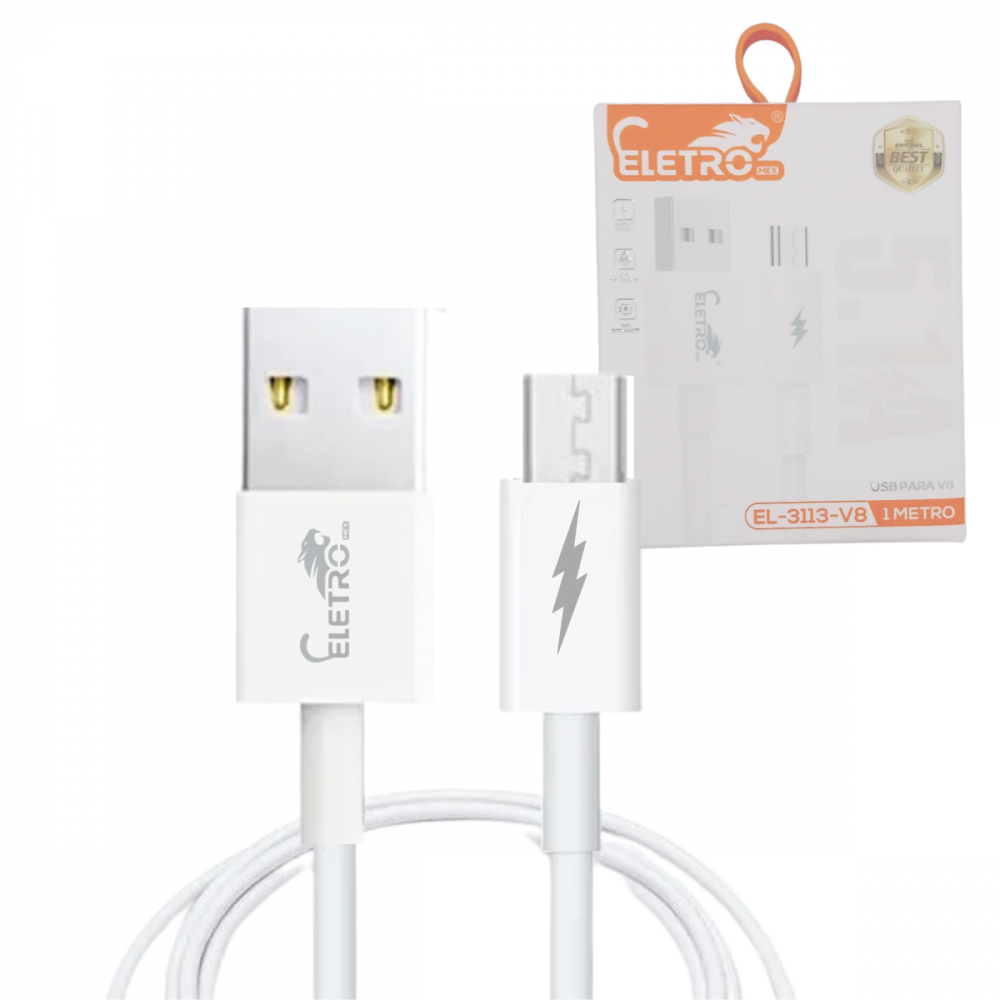 CABO USB V8 ELETRO