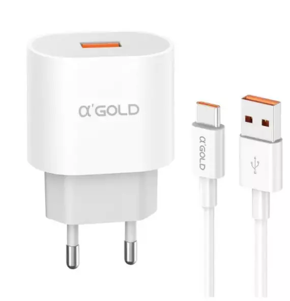 CARREGADOR USB LIGHTNING GOLD