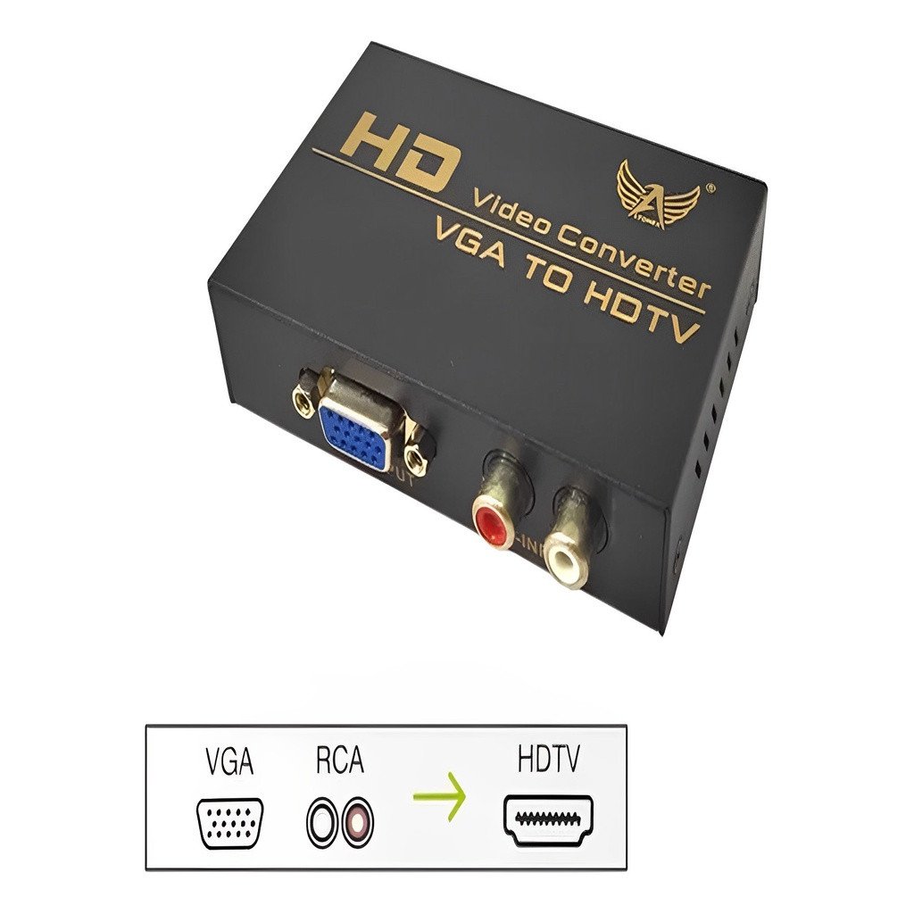 CONVERSOR DE VÍDEO HD VGA TO HDTV ALTOMEX