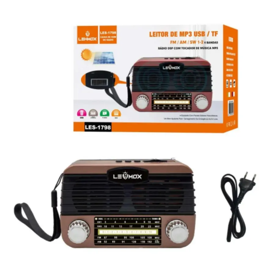 RÁDIO LEITOR MP3 LEHMOX