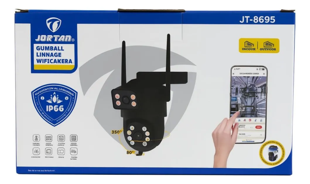 CÂMERA DE SEGURANÇA JORTAN