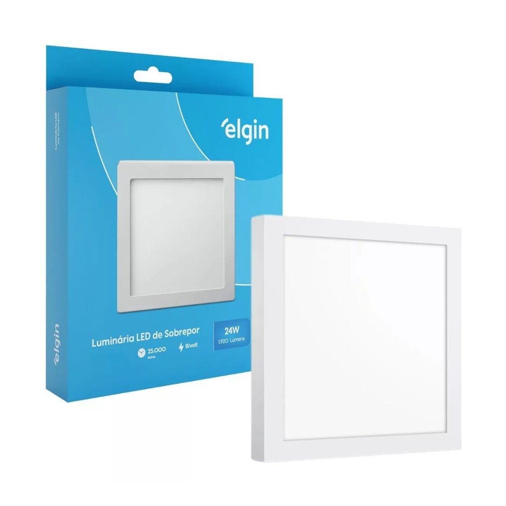 LUMINÁRIA LED DE SOBREPOR 24W ELGIN