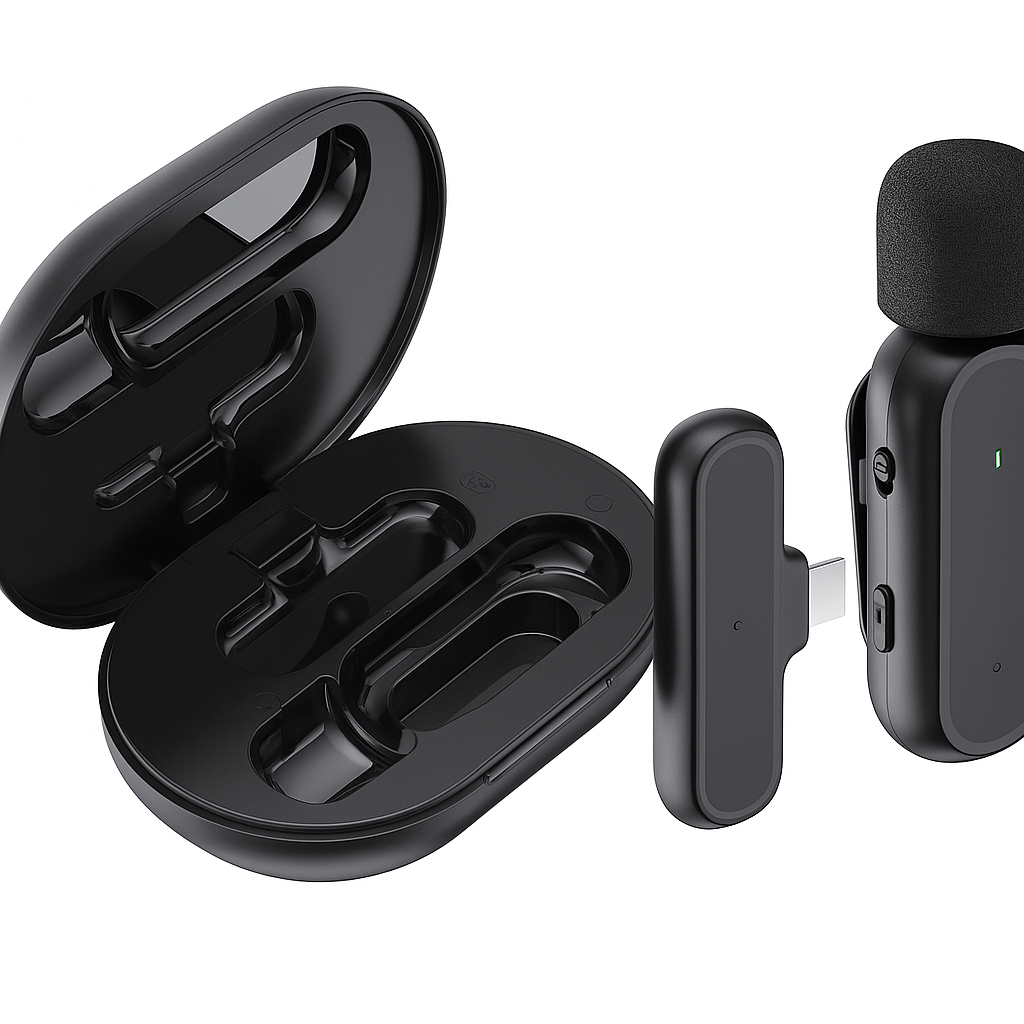 MICROFONE LAPELA CANAL DUPLO TIPO C ALTOMEX