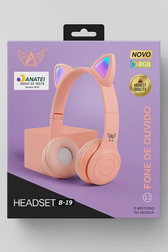 HEADPHONE ORELHA DE GATO ALTOMEX