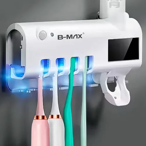 PORTA ESCOVA DE DENTE DISPENSER AUTOMÁTICO B-MAX