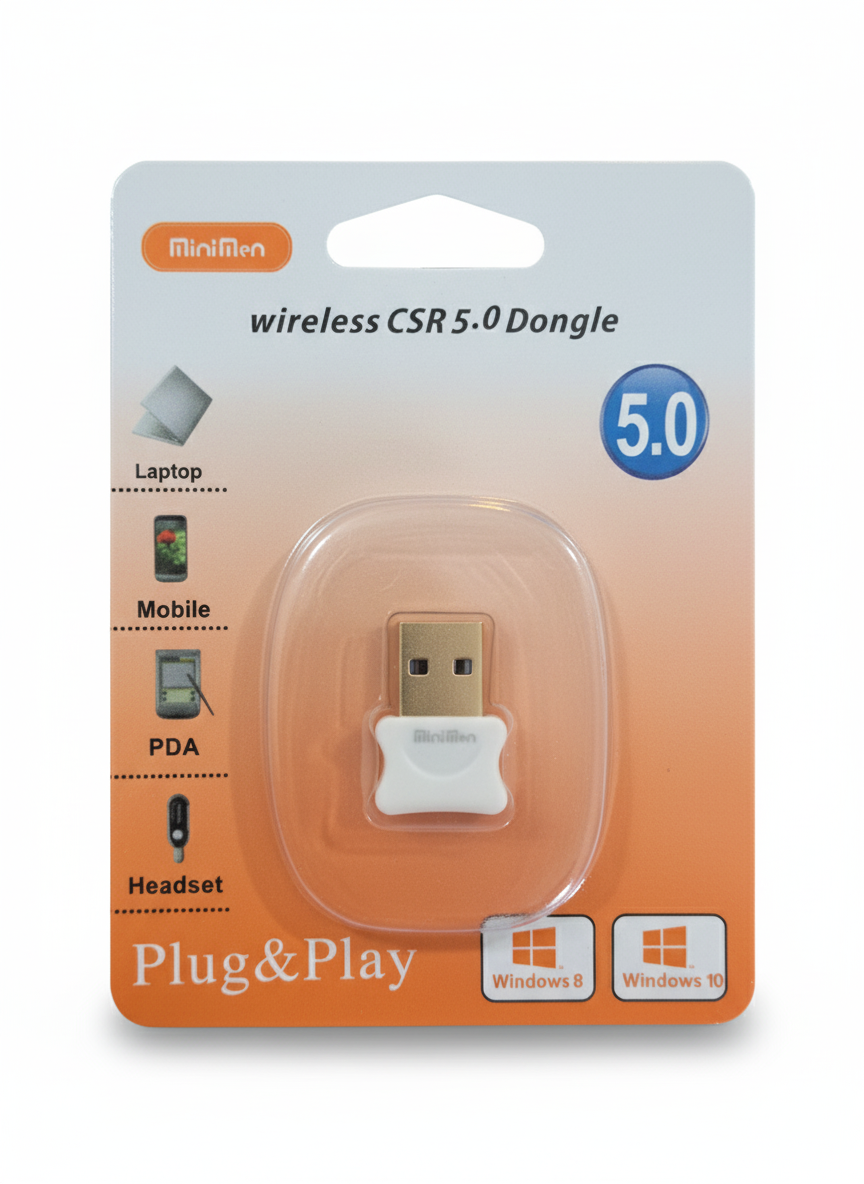 ADAPTADOR WIRELESS CRS 5.0 DONGLE MINIMEN