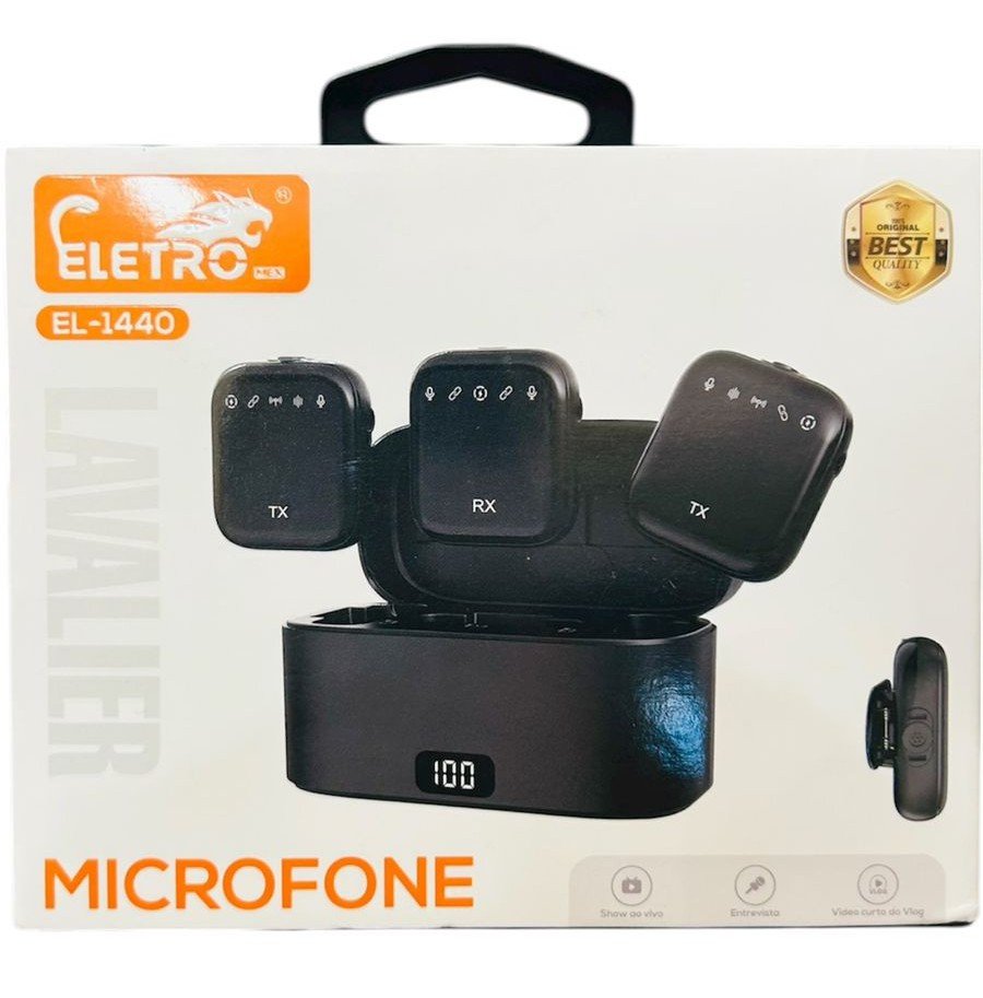 MICROFONE LAPELA ELETRO