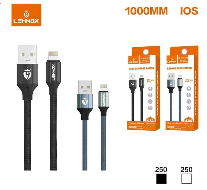 CABO USB LIGHTNING LEHMOX