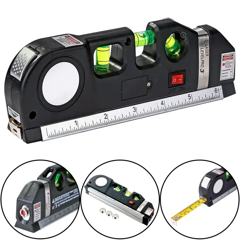 NIVEL DE MÃO LASER 3EM1 IT-BLUE