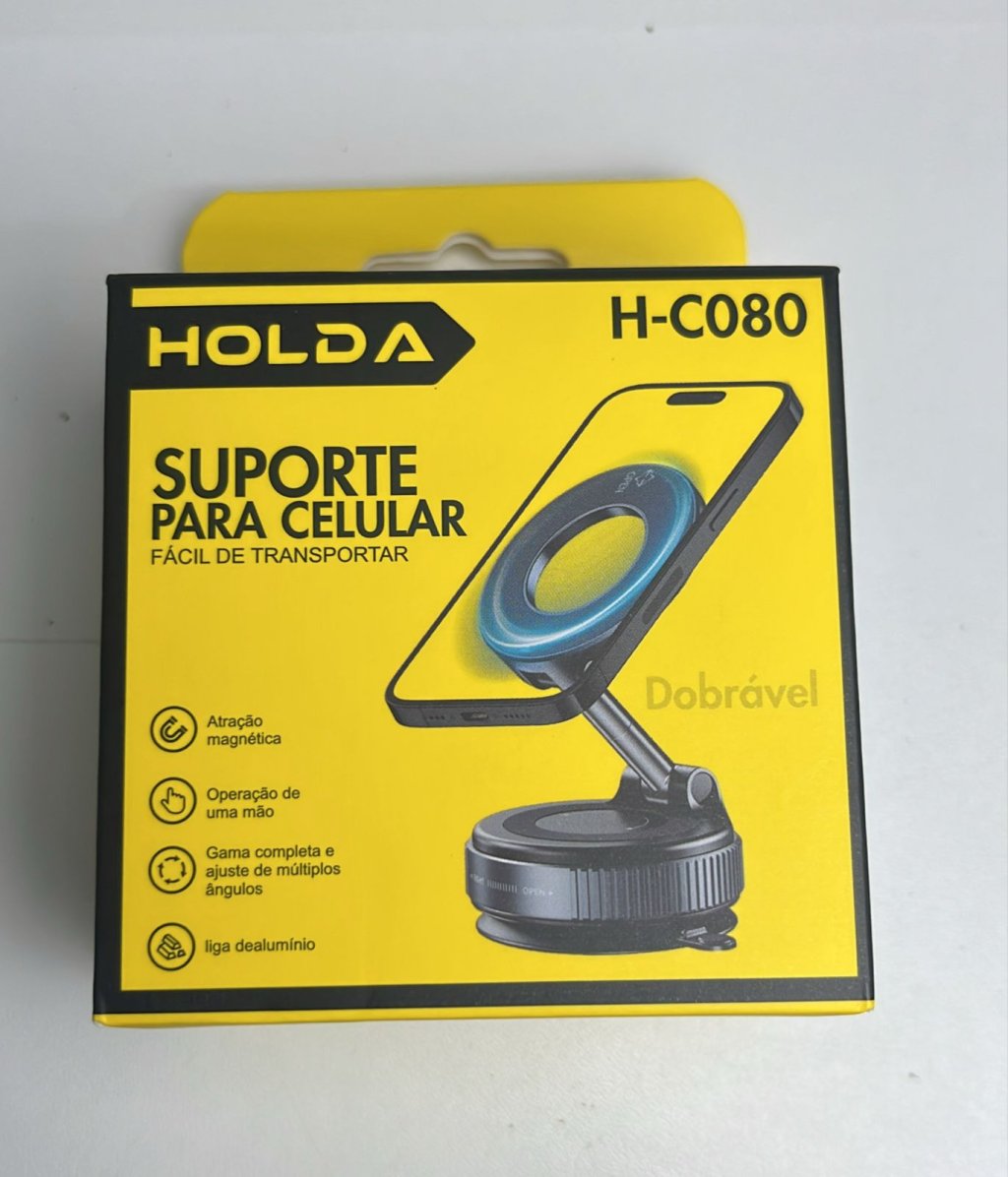 SUPORTE VEICULAR HOLDA MAGNETICO H-C080