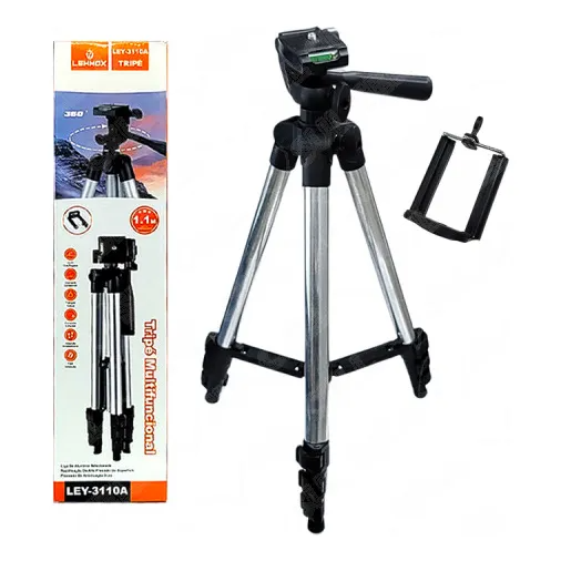 Tripé Lehmox Ley-3110A Telescópico Câmera Celular 