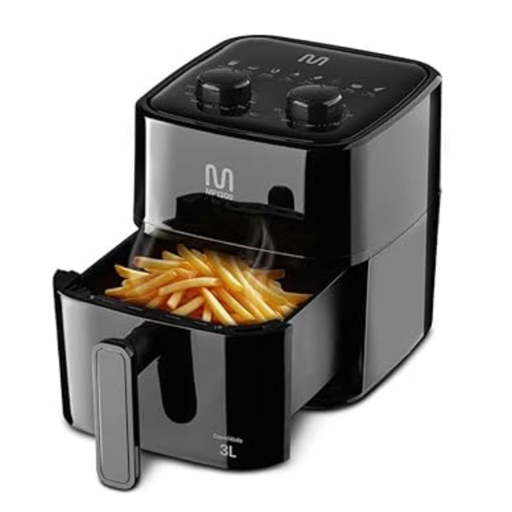 Air Fryer Multi GO251 3L 1200W 220V Fritadeira Elétrica Sem Óleo Preta