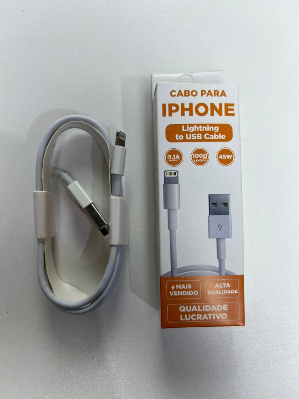 CABO USB PARA LIGHTNING 1M 