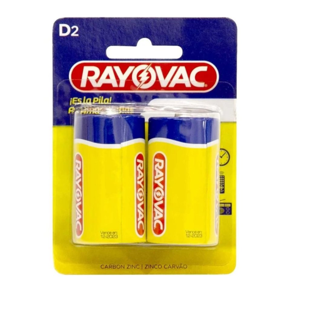 PILHA  RAYOVAC D2