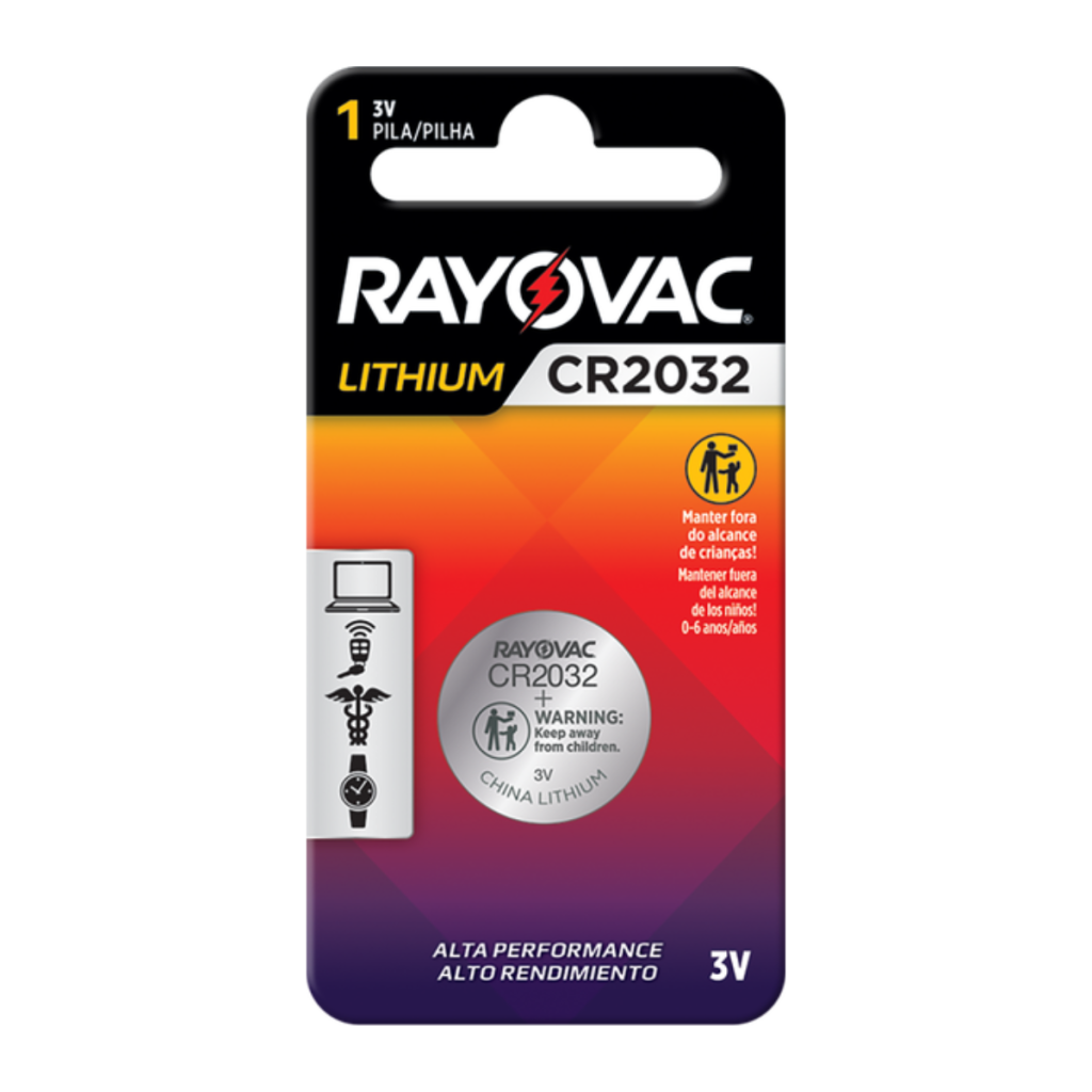 PILHAS RAYOVAK CR2032