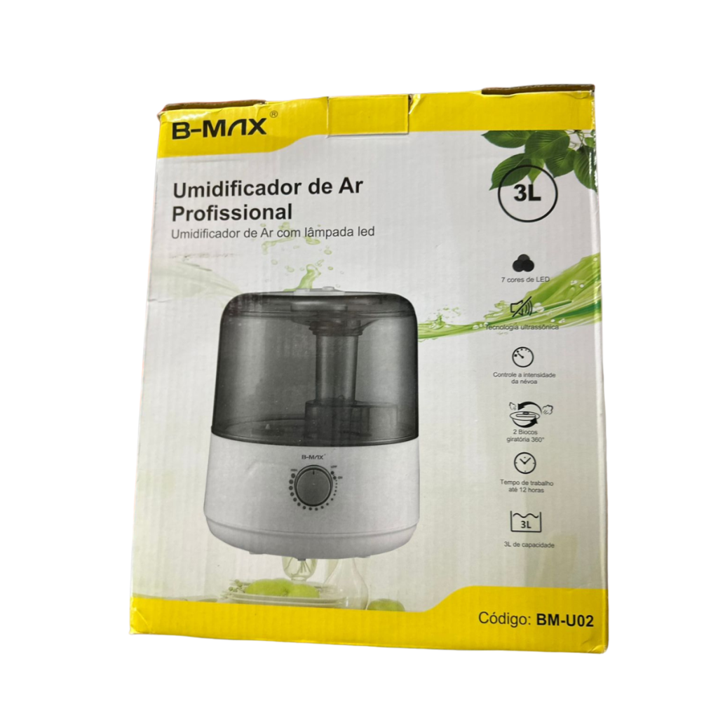 UMIDIFICADOR DE AR PROFISSIONAL B-MAX