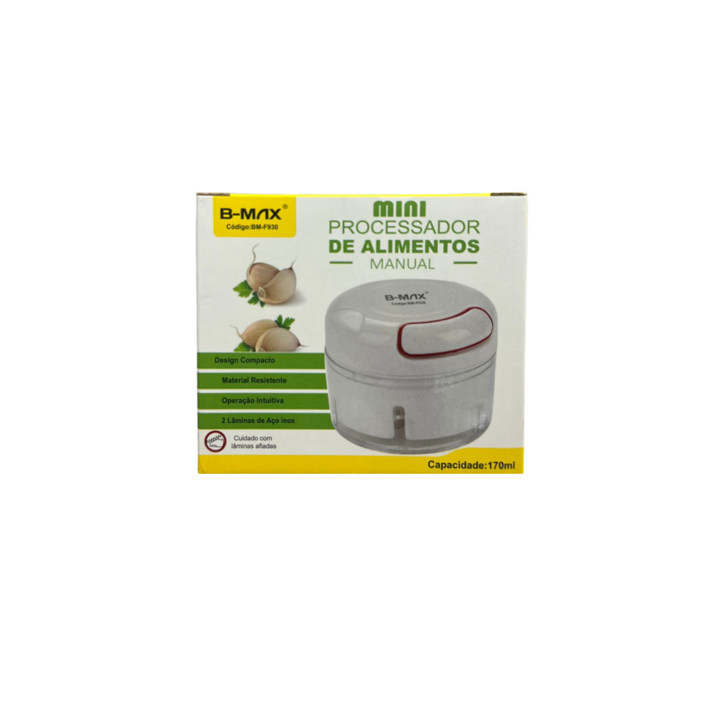 MINI PROCESSADOR DE ALIMENTOS MANUAL  170ML