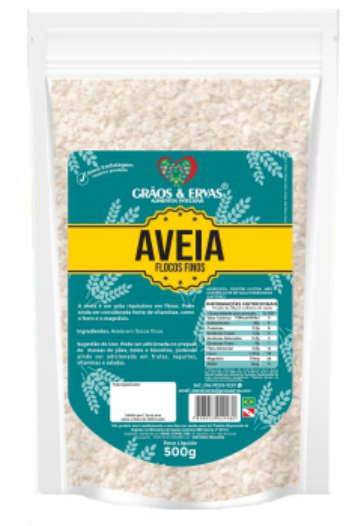 Aveia Flocos Finos - Grãos&Ervas