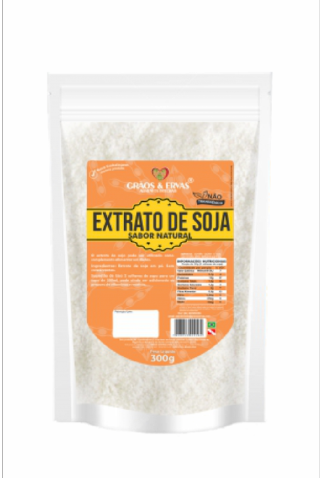 Extrato de Soja Natural - Grãos&Ervas 
