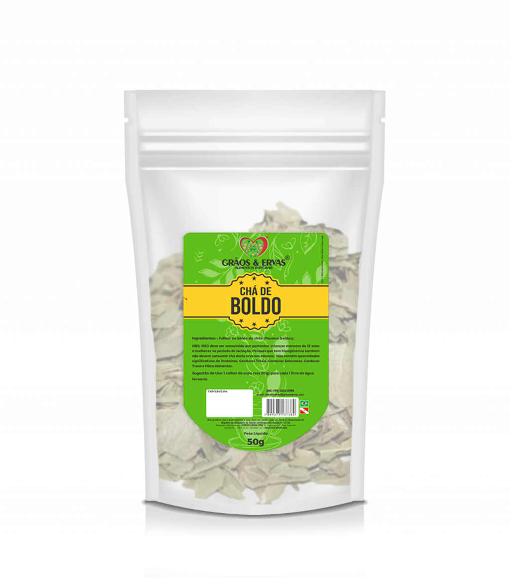 Chá de boldo Grãos&Ervas