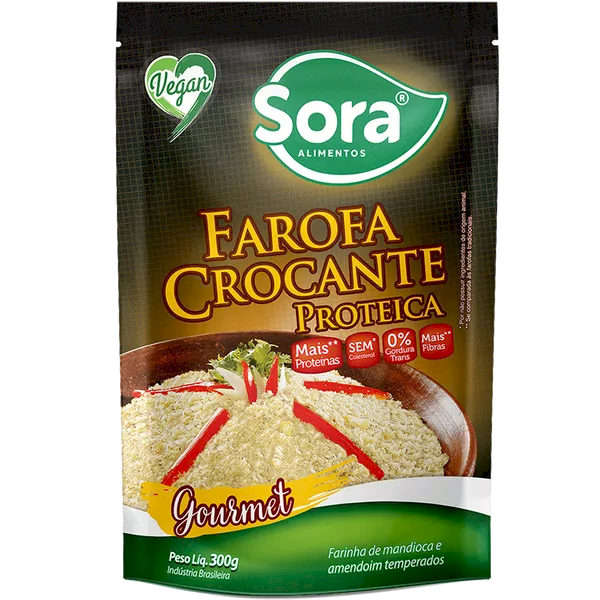 Farofa Crocante Proteica Gourmet - Sora