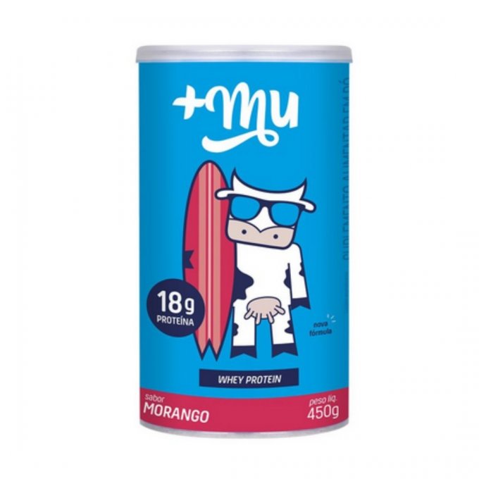 Whey Morango - Mais Mu
