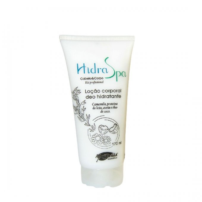 Loção corporal deo hidratante (camomila, proteína do leite, aveia e óleo de coco)