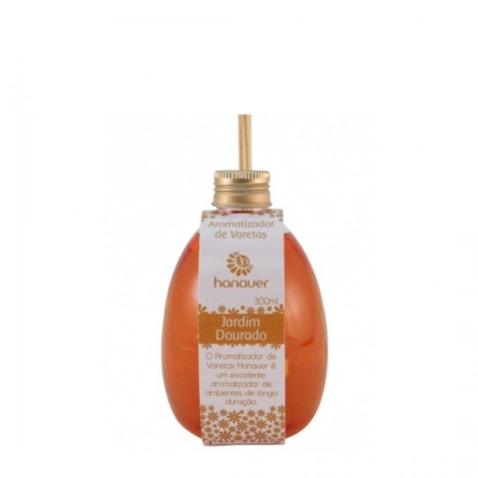 Aromatizador de ambientes Varetas jardim dourado