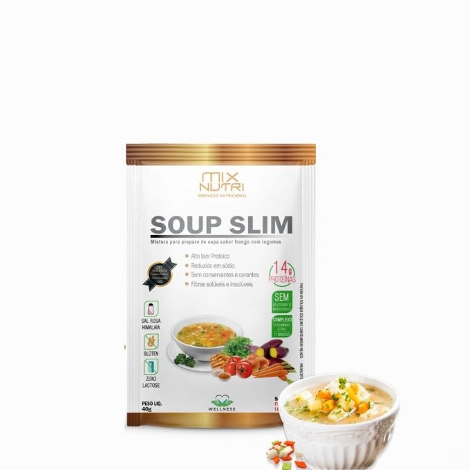 Soup Slim frango com legumes