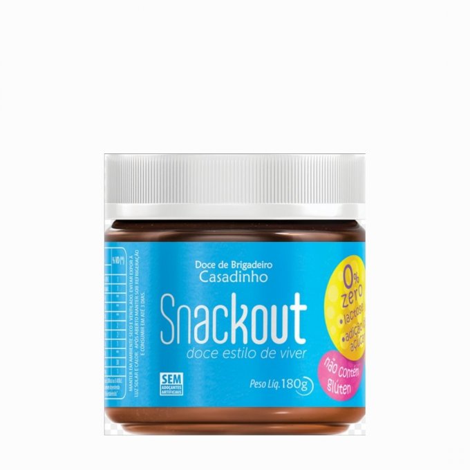 Snackout doce de brigadeiro casadinho 
