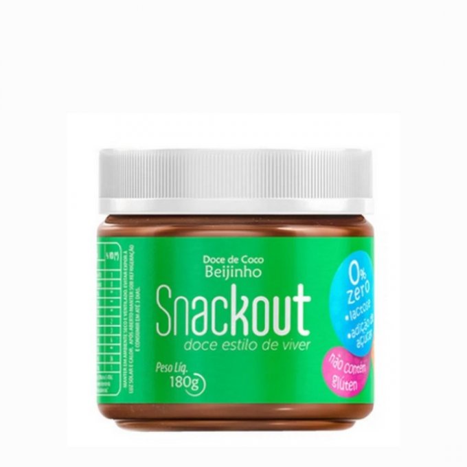 Snackout doce de coco beijinho 