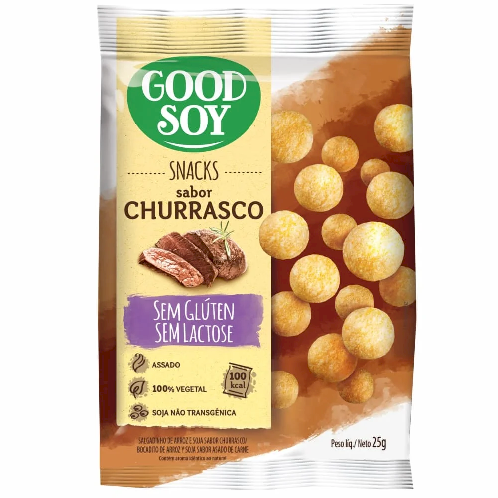 Snack de Soja GoodSoy Churrasco - Belive