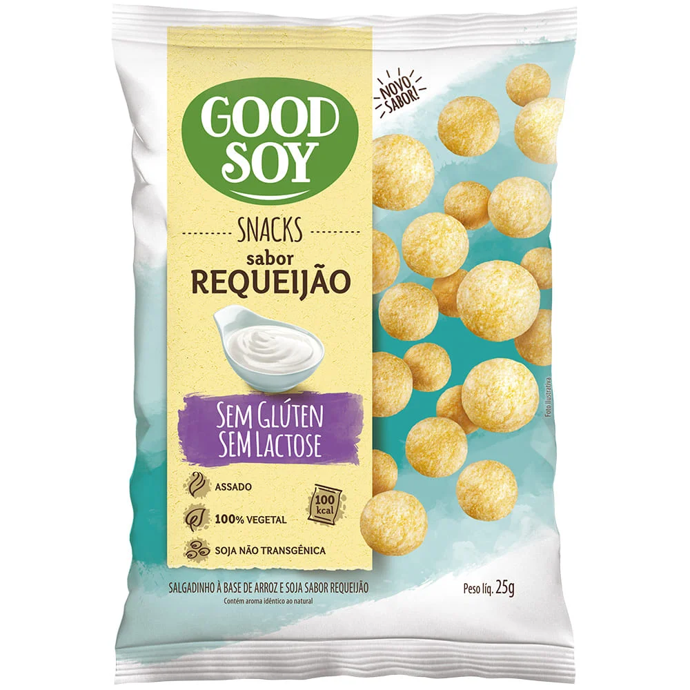 Snack de Soja GoodSoy Requeijão - Belive